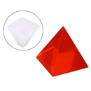 White Silicone Mold Crystal Epoxy Pyramid Silicone Mould Crystal Drops Mold