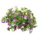 2pcs Artificial Silk Daffodil Flower Leafs Plants Wreath Hanging Garland