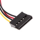3pcs 6 Inch 4 Pin IDE Male to 15 Pin Female SATA Converter Adapter Cables