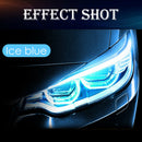 2x Car Daytime Running Lights Flexible LED Strip Turn Signal Lights (45cm) A