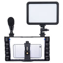 Yelangu Smartphone Video Rig Filmmaking Vlogging Rig Cage Stabilizer For Mo