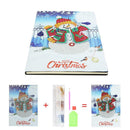 DIY Snowman Special Shaped Diamond Painting 50 Pages Students A5 Sketchbook