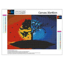 Tree 5D Full Drill Round Diamond Painting DIY Embroidery Kits Cross Stitch