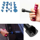1Set*Car 18pcs Tabs & T-Bar Hammer Puller Lifter Paintless Dent Pit Repai EOF