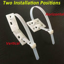 10Pcs/set Plastic Furniture Reverse Buckle for Baby Proofing Strap Tip