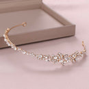 Simple Women Rhinestone Headband Bridal Tiara Wedding Dress Accessories Ele