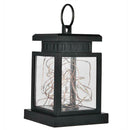 Solar LED Garden Umbrella Lantern Hanging Light Waterproof Outdoor Lamp