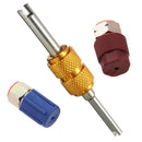 1Set R12 to R134a Conversion Adapter Kit High Low Retrofit Valves 3/8''  7/16''