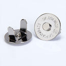 10 Sets Magnetic Handbag Bag Clothing DIY Clasps Sewing Craft Buttons 18mm