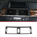 Carbon Fiber Style ABS Center Air Conditioning Vent Frame Trim For Bmw X5 E D1C8