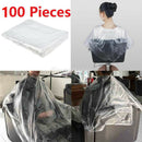 100pcs Hair Cutting Capes Barber Shop Perm Gown Hair Styling Coloring Apron
