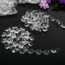 33FT Crystal Clear Acrylic Bead Garland Chandelier Hanging Wedding Supplies