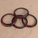 4pcs Carbon Fiber Style Air Vent Outlet Cover Trim fit for Jeep Wrangler JL 2019