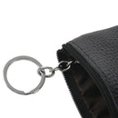 Women Leather Mini Zip Coin Key Purse Money Wallet Pouch Gift Purse Black