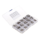 440pcs M3 M4 M5 Stainless Steel Hex Socket Head Cap Screws Nut Kit+Box