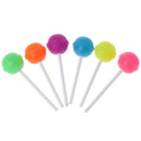 6Pcs Creative Sweet Candy Lolipop Eraser Cleaner For Gift Kids School Supplies