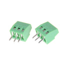 10pcs 3 Poles KF128 2.54mm PCB Universal Screw Terminal Block M&O
