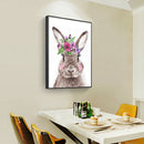 5D DIY Diamond Painting Garland Rabbit Full Round Drill Embroidery Craft