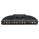 4 Port Av Composite Rca Selector Box Switch Splitter With Cable Cord Plug