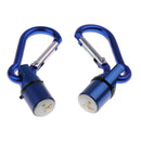 2 pcs Fascinating Pet Dog Collar LED Safety Night Light Pendant Blue