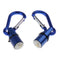 2 pcs Fascinating Pet Dog Collar LED Safety Night Light Pendant Blue