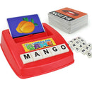 Children Alphabet Game Card English Letters Word Picture Match Puzzle Toys