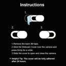 3 Pack Webcam Cover Ultra-Thin Slide Privacy Protector Camera Cover For Lap