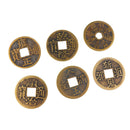 6 Units Ching Coin Brass Fortune Coin Suitable For Collection
