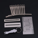 9pcs Stainless Steel Understring Radius Gauge+String Action Ruler+Pin Puller