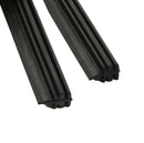 Pack Of 2 Car Superior Quality Rubber Wiper Blade (Refill) 28" (6mm) Black