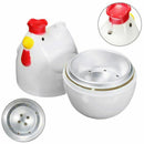 Chick-shaped 1 boiled egg steamer steamer pestle microwave egg cooker cooki L1T9