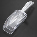 5X(3 piece Pallet Ice scraper shape plastic scoop - Transparent R2P7)