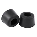 20pcs Universal Tapered Rubber Feet Bumper Pad Washer 9mm x 14mm Black H5C2