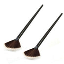 Pro Fan Shape Makeup Cosmetic Brush Blending Highlighter Contour Face Powd JQZ