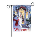 Happy Christmas Double-Sided Printing Garden Flag 7#