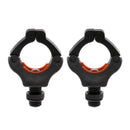 2Pcs Fishing Rod Grip Rest Head Fishing Pole Gripper Holder Carp Black M3/8