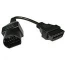 17 Pin to 16 Pin Cable OBDII OBD2 Cable Diagnostic Adapter Connector For Mazda