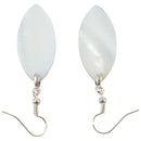 33X16mm abalone shell Marquise Earrings TOP