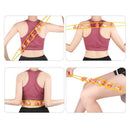 6Balls Massager Back Puller Strip Handheld Roller Massage Shoulder Neck Wais Ew