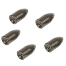 9Pcs Fishing Tungsten Sinkers Bullet Shape Flipping/Worm Weights 7.2g 8.8g