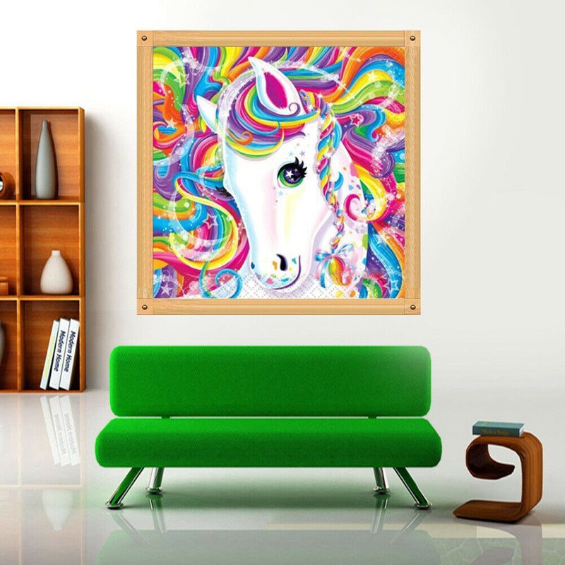 Full Drill Horse Painting 5D Diamond Mosaic Embroidery DIY Cross Stitch Kit
