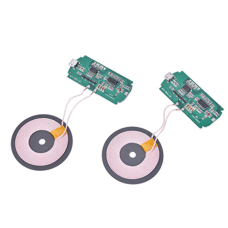 5W Qi DIY Wireless Charger Module PCBA Circuit Board with Coil Charging FT