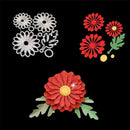 Flower Leaf Metal Cutting Dies Paper Card Embossing Stencil Set 11.1*10.1cm DIY