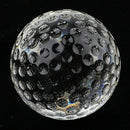 60mm Glass Crystal Golf Ball Paperweight Decorative Ball Home Office Decor