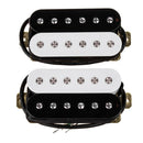 Premium Electric Guitar Pickups Humbucker Double Coil Pickup Set Black and White