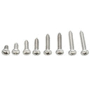 200Pcs M3 Stainless Steel Screws Kits High Strength Self-Tapping Screws Ass