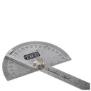 Stainless Steel Protractor w 10 cm Measurement Ruler
