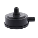 1/2" PT Male Thread Black Plastic 10cm Dia Filter Silencer for Air Compress