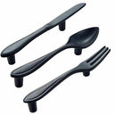 Door handle 3-handle kitchen handle - black T9M8