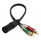 Dual RCA to XLR Male Splitter Patch Cable Heavy Duty Male Stereo Audio Cable